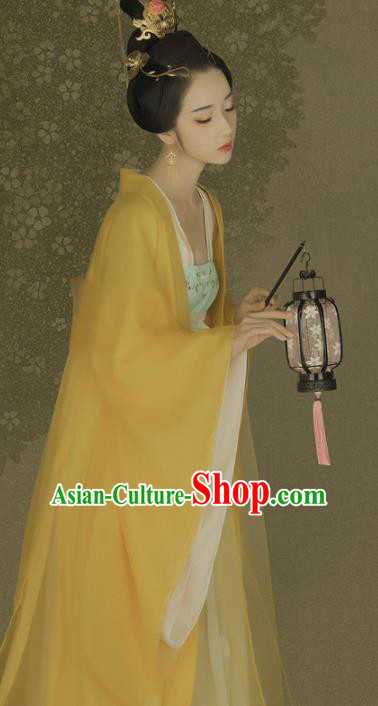 Chinese Ancient Palace Maidservant Hanfu Dress Traditional Tang Dynasty Court Maid Historical Costume for Women