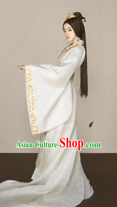 Chinese Ancient Imperial Consort Hanfu Dress Traditional Han Dynasty Court Concubine Historical Costume for Women