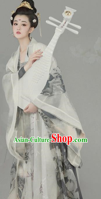 Chinese Ancient Palace Concubine Hanfu Dress Traditional Tang Dynasty Queen Historical Costume for Women