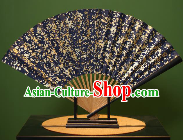 Chinese Traditional Handmade Xuan Paper Fans Classical Folding Fans for Men