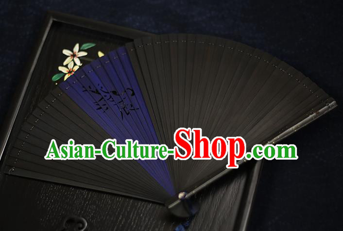 Chinese Handmade Carving Zodiac Dragon Bamboo Fans Classical Accordion Traditional Folding Fans for Women