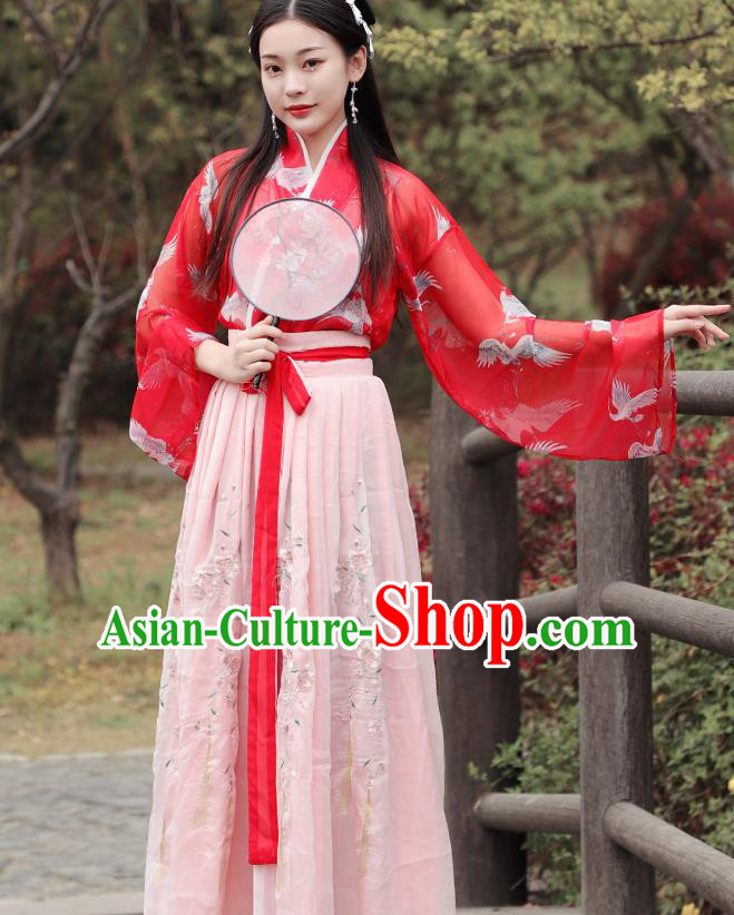 Chinese Ancient Hanfu Dress Ming Dynasty Nobility Lady Princess Historical Costume for Women