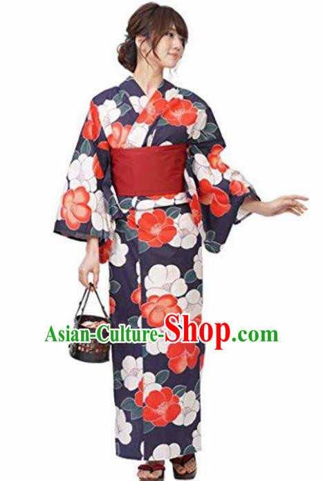 Traditional Japanese Classical Formal Kimono Asian Japan Costume Geisha Yukata Dress for Women