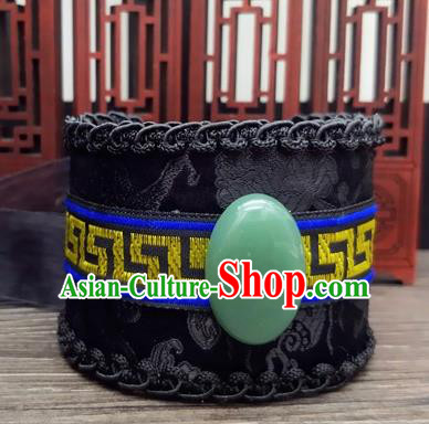 Traditional Chinese Ancient Nobility Childe Black Hairdo Crown Handmade Swordsman Hat Hair Accessories for Men