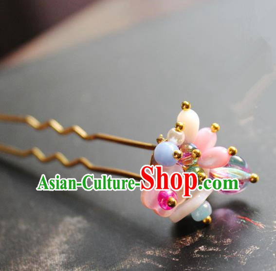 Chinese Ancient Hanfu Hair Clip Princess Hairpins Traditional Handmade Hair Accessories for Women