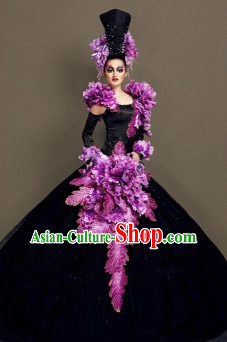 Handmade Modern Fancywork Stage Show Full Dress Halloween Cosplay Fancy Ball Costume for Women