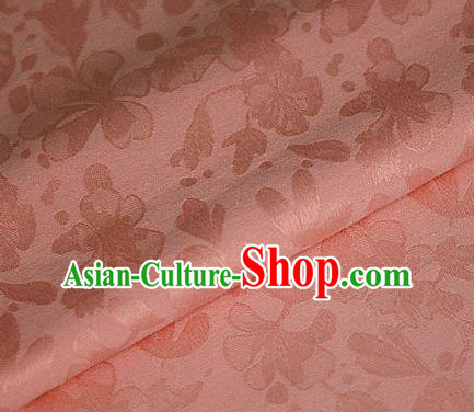 Asian Chinese Traditional Classical Pattern Pink Brocade Cheongsam Silk Fabric Chinese Satin Fabric Material