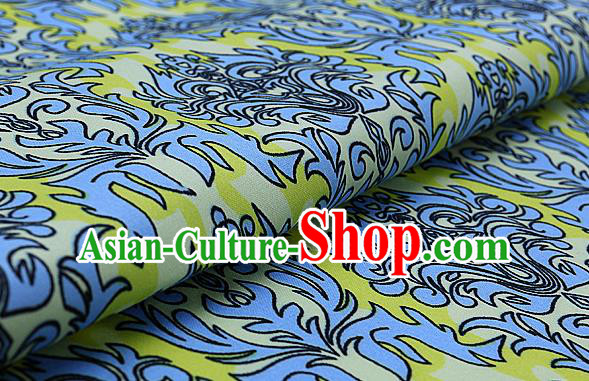 Asian Chinese Traditional Classical Pattern Brocade Cheongsam Silk Fabric Chinese Satin Fabric Material