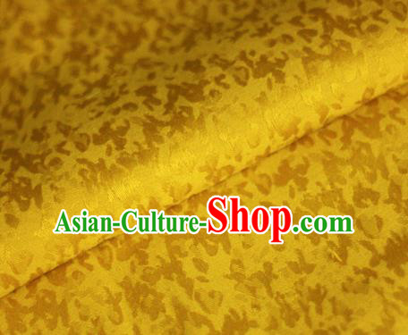 Chinese Classical Pattern Golden Brocade Cheongsam Silk Fabric Chinese Traditional Satin Fabric Material