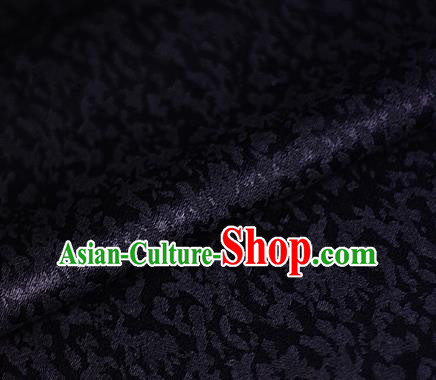 Chinese Classical Pattern Black Brocade Cheongsam Silk Fabric Chinese Traditional Satin Fabric Material