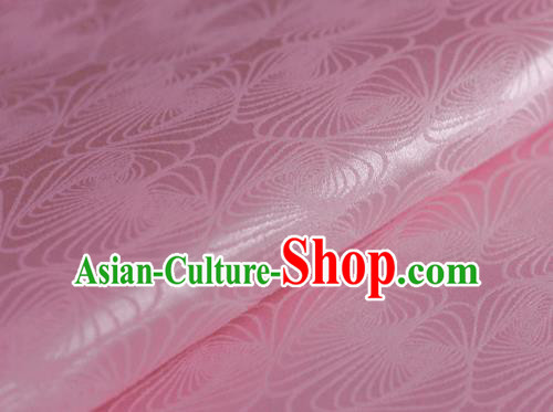 Chinese Classical Pattern Design Pink Brocade Cheongsam Silk Fabric Chinese Traditional Satin Fabric Material
