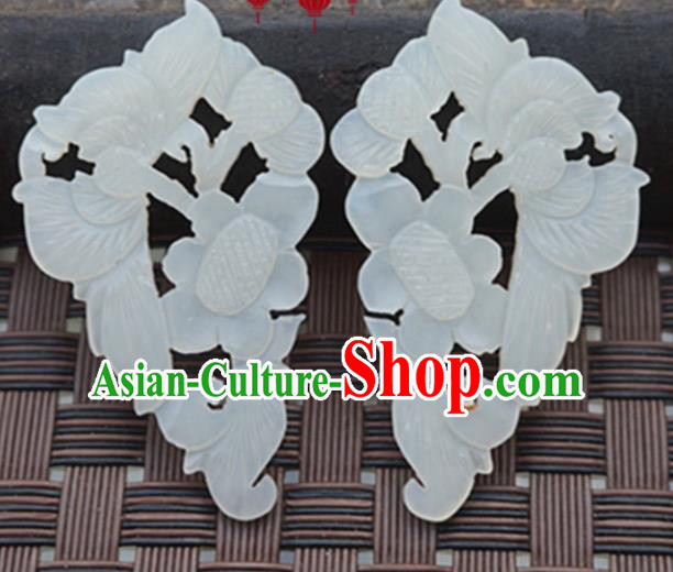 Handmade Chinese Ancient Carving Jade Pendant Traditional Jade Craft Jewelry Decoration Accessories