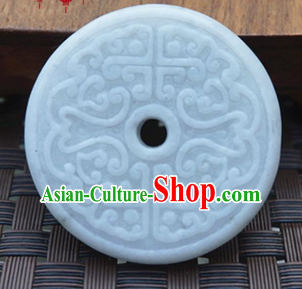 Chinese Ancient Wedding Accessories Carving Jade Pendant Traditional Handmade Jade Craft Jewelry Decoration