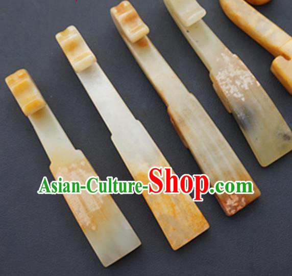 Chinese Handmade Jade Craft Carving Waist Accessories Jade Belt Hook Pendant Jewelry Decoration