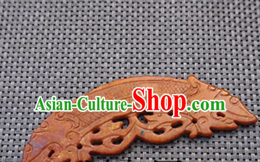 Chinese Ancient Jewelry Accessories Carving Jade Pendant Traditional Handmade Jade Craft Decoration