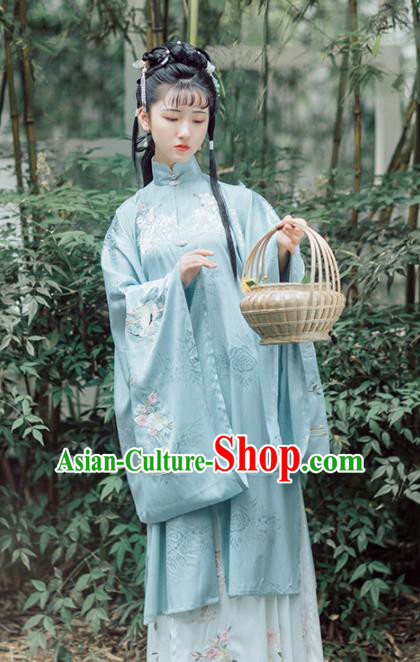 Chinese Ancient Drama Nobility Lady Lin Daiyu Hanfu Dress Traditional Dream of the Red Chamber Ming Dynasty Historical Costume for Women