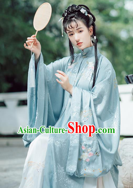 Chinese Ancient Drama Nobility Lady Lin Daiyu Hanfu Dress Traditional Dream of the Red Chamber Ming Dynasty Historical Costume for Women