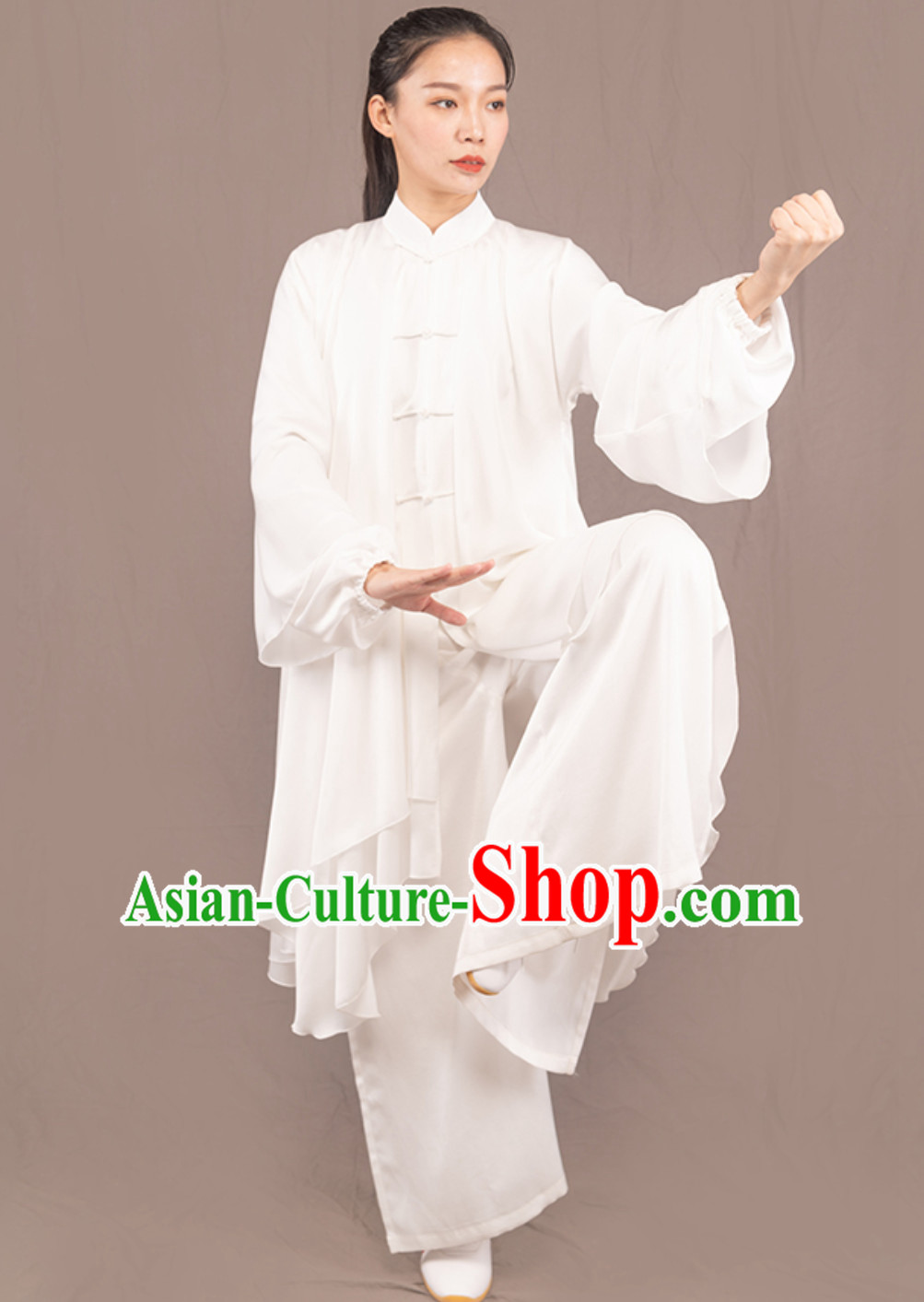 Top Chinese Traditional Competition Championship Professional Tai Chi Uniforms Taiji Kung Fu Wing Chun Kungfu Tai Ji Sword Gong Fu Master Clothing Suits Clothes Complete Set