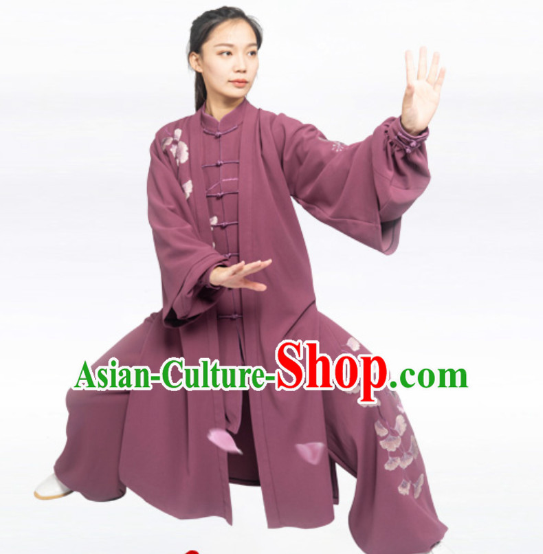 Autumn Wear Top Chinese Classical Competition Championship Professional Tai Chi Uniforms Taiji Kung Fu Wing Chun Kungfu Tai Ji Sword Master Dress Clothing Suits Clothing Complete Set