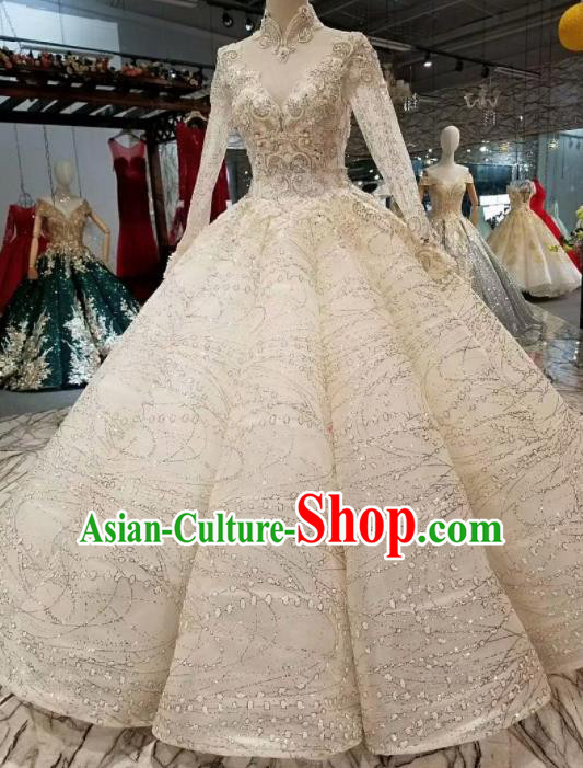 Customize Handmade Princess Fantasy Full Dress Wedding Court Bride Costume for Women