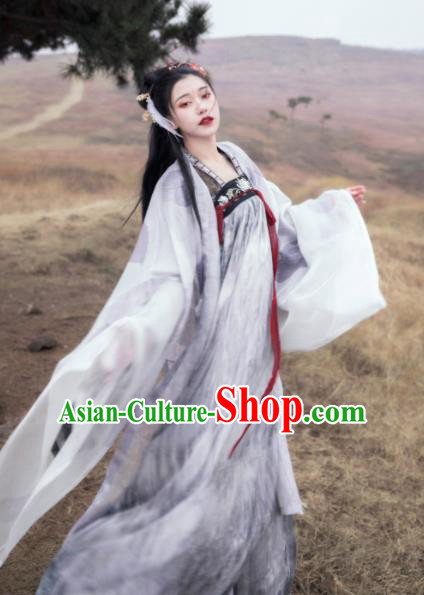 Asian Chinese Tang Dynasty Princess Historical Costume Ancient Court Lady Traditional Hanfu Dress for Women