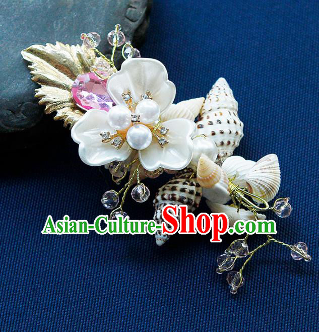 China Ancient Princess Conch Hair Claw Hairpins Chinese Traditional Hanfu Hair Accessories for Women