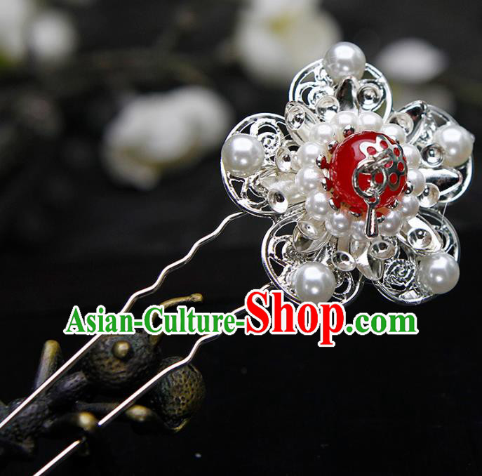 China Ancient Princess Plum Blossom Hairpins Chinese Traditional Hanfu Hair Accessories for Women