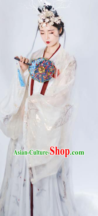 Chinese Tang Dynasty Historical Costume Ancient Imperial Consort Traditional Hanfu Dress for Women