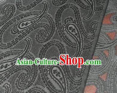 Chinese Traditional Pattern Design Grey Brocade Fabric Asian Silk Fabric Chinese Fabric Material