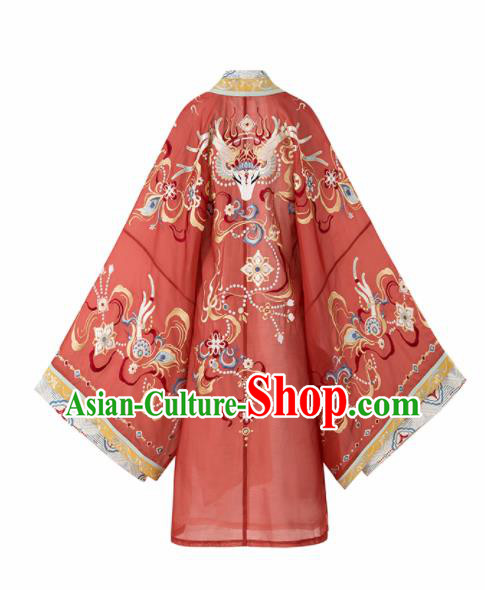 Traditional Chinese Tang Dynasty Princess Embroidered Wedding Hanfu Dress Ancient Drama Court Bride Historical Costume for Women