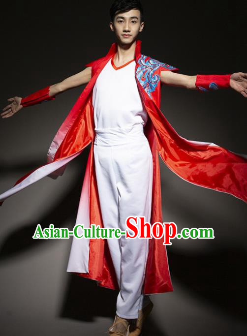 Chinese Traditional National Dance Clothing Classical Dance Stage Performance Costume for Men