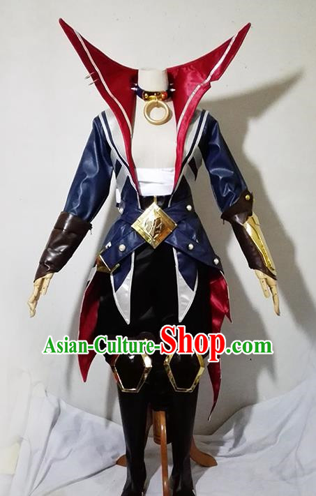 Chinese Traditional Cosplay Knight Costume Ancient Swordsman Clothing for Men