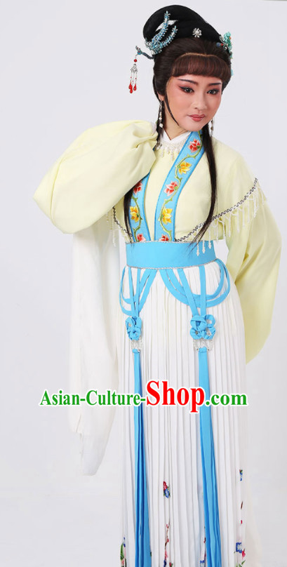 Chinese Traditional Peking Opera Actress Dress Ancient Palace Princess Embroidered Costume for Women