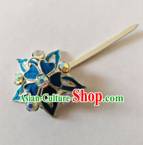 Chinese Ancient Court Princess Hairpins Plum Hair Clip Traditional Beijing Opera Diva Hair Accessories for Adults