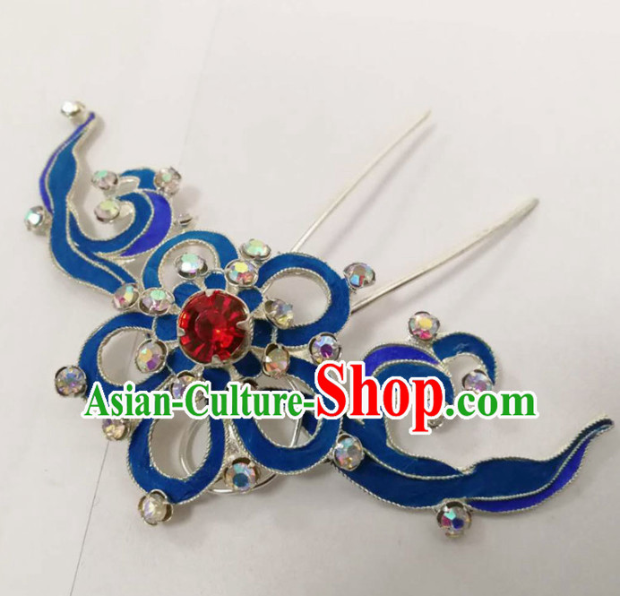 Chinese Ancient Court Princess Hairpins Hair Clip Traditional Beijing Opera Diva Hair Accessories for Adults