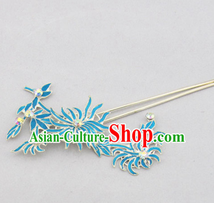 Chinese Ancient Court Princess Chrysanthemum Hairpins Traditional Beijing Opera Diva Hair Accessories for Adults