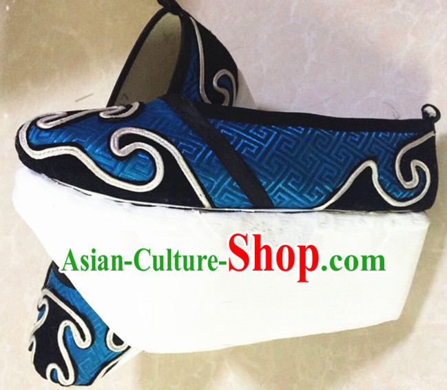 Chinese Ancient Nobility Childe Hanfu Shoes Traditional Beijing Opera Niche Shoes for Adults