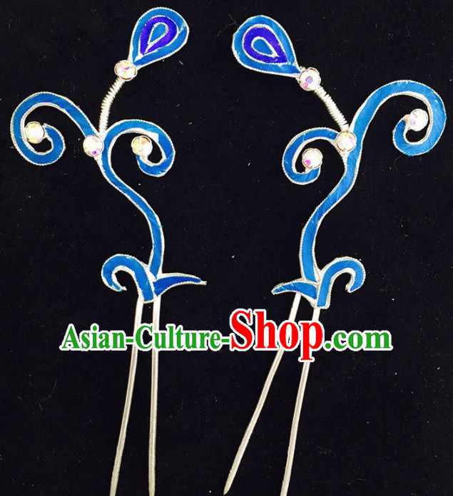 Chinese Ancient Princess Hairpins Traditional Beijing Opera Diva Court Hair Accessories for Adults