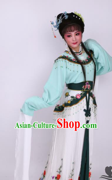 Chinese Traditional Opera Peri Dress Ancient Beijing Opera Diva Embroidered Costume for Women