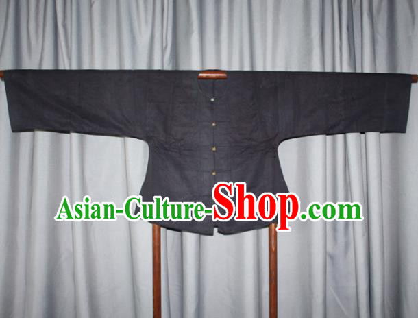 Chinese Traditional Drama Manchu Costume Ancient Qing Dynasty Mandarin Jacket for Men