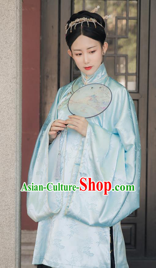 Asian Chinese Ming Dynasty Rich Dowager Replica Costume Traditional Ancient Court Lady Hanfu Dress for Women