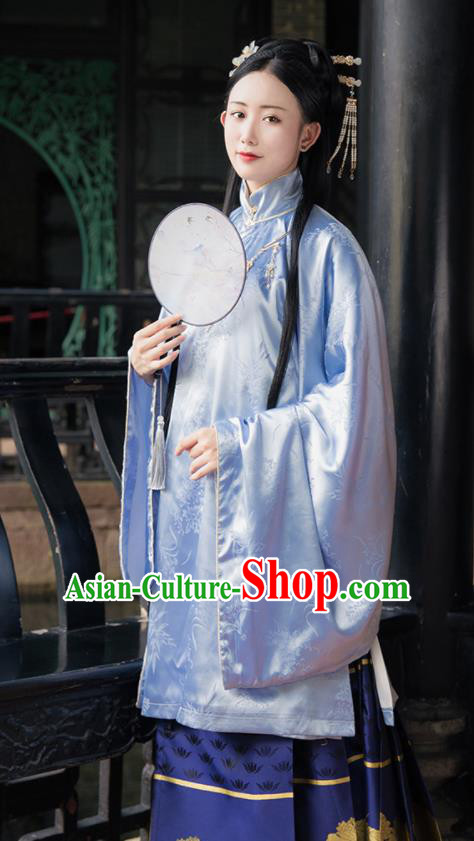 Ancient Chinese Ming Dynasty Court Lady Replica Costume Traditional Palace Princess Hanfu Dress for Women