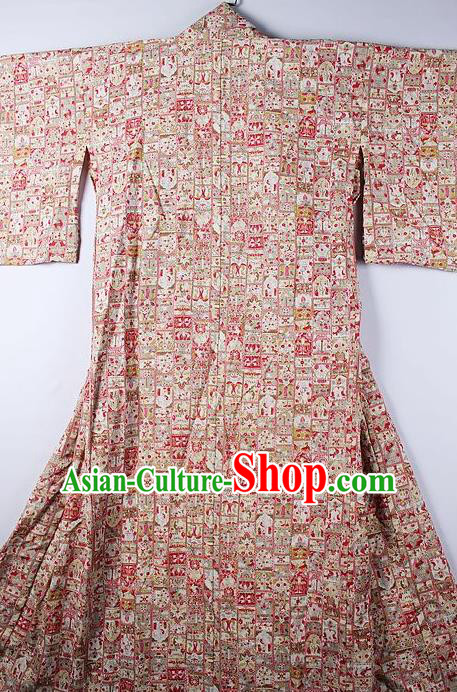 Asian Japanese Ceremony Clothing Printing Kimono Traditional Japan National Yukata Costume for Men