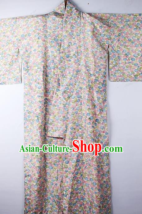 Asian Japanese Ceremony Clothing Classical Dandelion Pattern Kimono Traditional Japan National Yukata Costume for Men