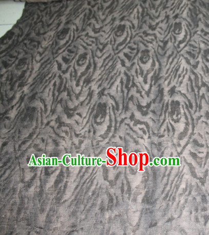 Asian Chinese Cheongsam Classical Pattern Grey Gambiered Guangdong Gauze Satin Drapery Brocade Traditional Brocade Silk Fabric