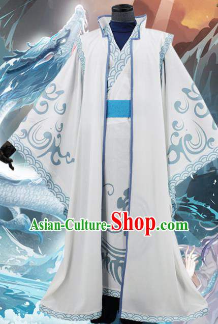 Customized Chinese Cosplay Young Hero Costume Ancient Film Ne Zha Swordsman Clothing for Men