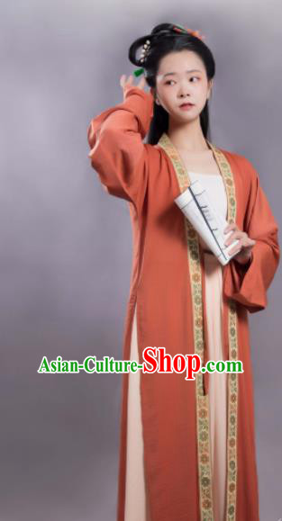 Chinese Traditional Song Dynasty Princess Hanfu Dress Ancient Court Lady Replica Costumes for Women