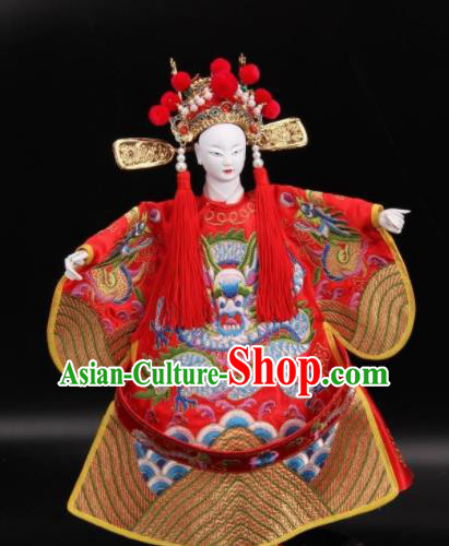 Traditional Chinese Handmade Number One Scholar Puppet Marionette Puppets String Puppet Wooden Image Arts Collectibles