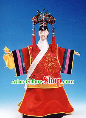 Chinese Traditional Qing Dynasty Princess Marionette Puppets Handmade Puppet String Puppet Wooden Image Arts Collectibles