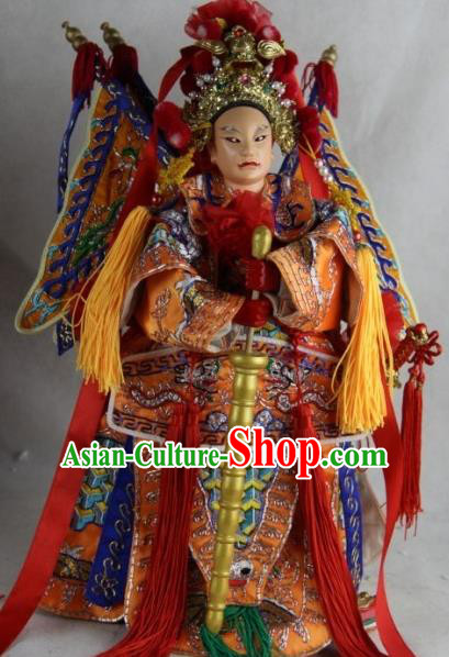 Traditional Chinese Heavenly King Marionette Puppets Handmade Puppet String Puppet Wooden Image Arts Collectibles